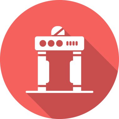 Geçit Metal Algılayıcı simgesinin vektör çizimi