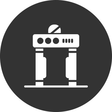 Geçit Metal Algılayıcı simgesinin vektör çizimi