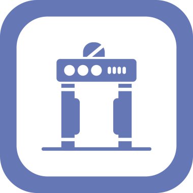 Konuşma balonu. Basit vektör illüstrasyonu