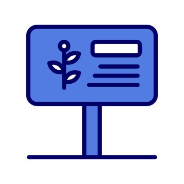 İmza simgesi vektör illüstrasyonu