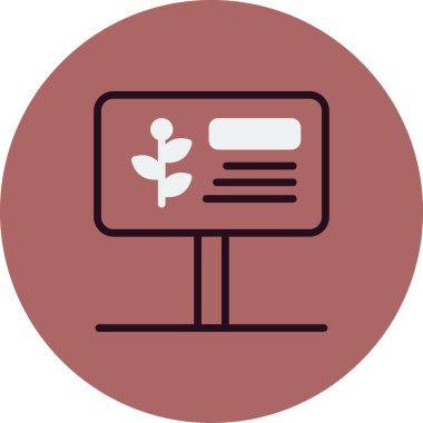 İmza simgesi vektör illüstrasyonu