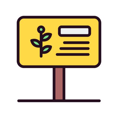 İmza simgesi vektör illüstrasyonu