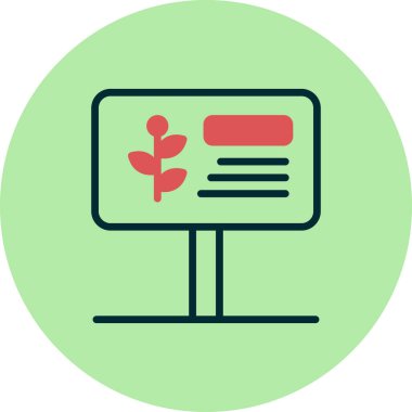 İmza simgesi vektör illüstrasyonu