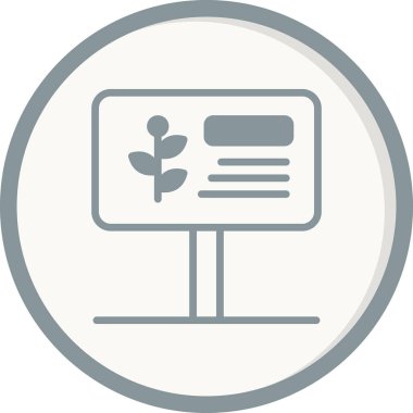 İmza simgesi vektör illüstrasyonu