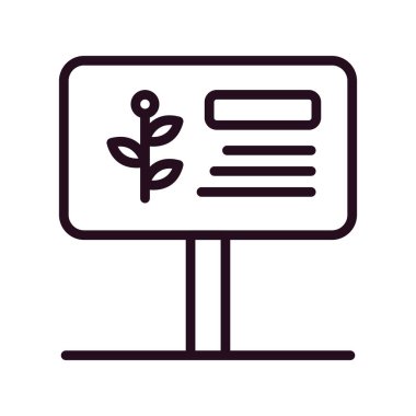 İmza simgesi vektör illüstrasyonu