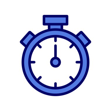 Zaman simgesi vektör illüstrasyonu