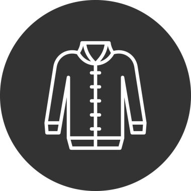 Ceket simge vektör çizim