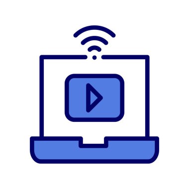 Akıcı modern simgenin vektör illüstrasyonu