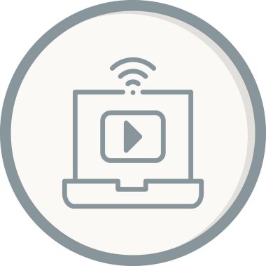 Akıcı modern simgenin vektör illüstrasyonu