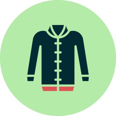 Ceket simge vektör çizim