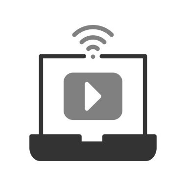 Akıcı modern simgenin vektör illüstrasyonu