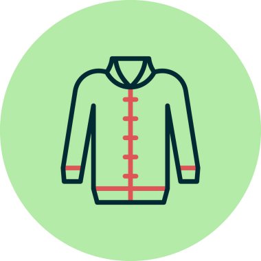 Ceket simge vektör çizim