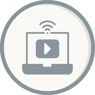 Akıcı modern simgenin vektör illüstrasyonu