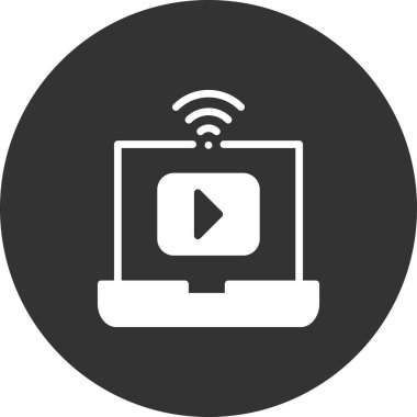 Akıcı modern simgenin vektör illüstrasyonu