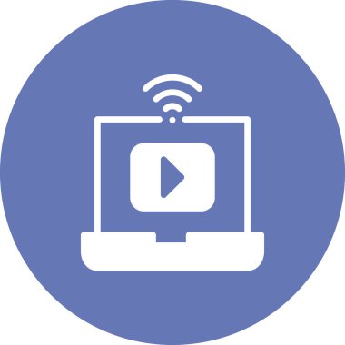 Akıcı modern simgenin vektör illüstrasyonu