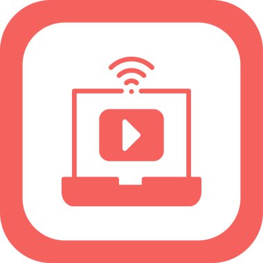 Akıcı modern simgenin vektör illüstrasyonu