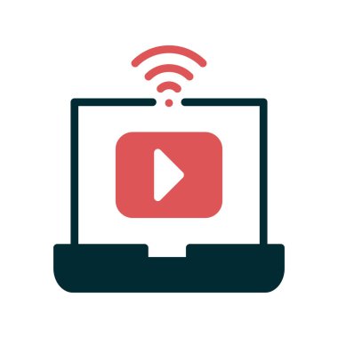 Akıcı modern simgenin vektör illüstrasyonu