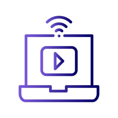 Akıcı modern simgenin vektör illüstrasyonu