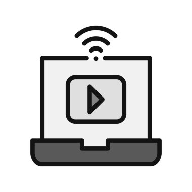 Akıcı modern simgenin vektör illüstrasyonu