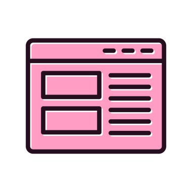 Abonelik modern simgesinin vektör illüstrasyonu