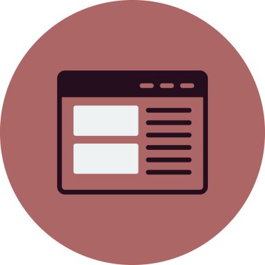 Abonelik modern simgesinin vektör illüstrasyonu