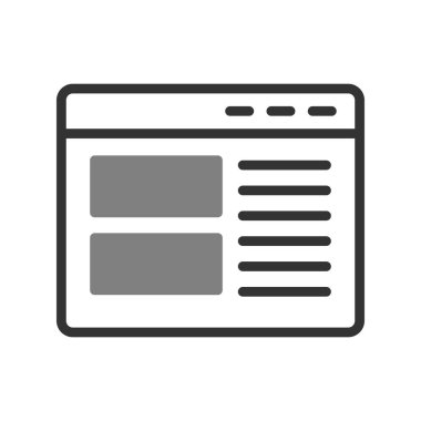 Abonelik modern simgesinin vektör illüstrasyonu