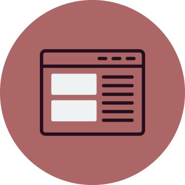 Abonelik modern simgesinin vektör illüstrasyonu