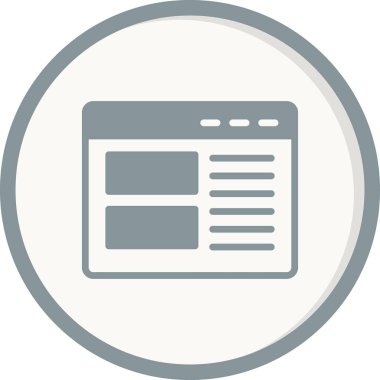 Abonelik modern simgesinin vektör illüstrasyonu