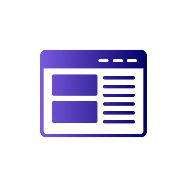 Abonelik modern simgesinin vektör illüstrasyonu