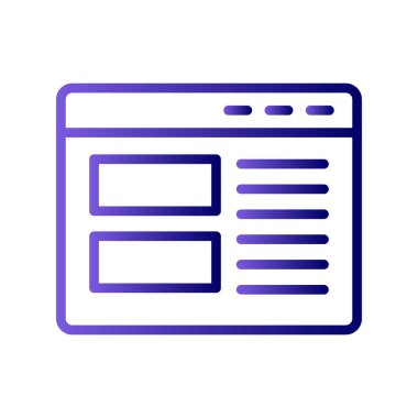 Abonelik modern simgesinin vektör illüstrasyonu