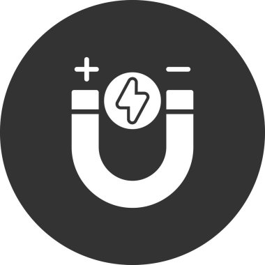 Magnet simgesinin vektör illüstrasyonu