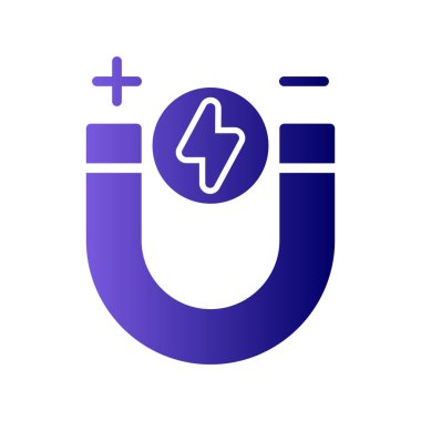 mıknatıs vektörü simgesi düz simgesi