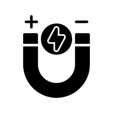 mıknatıs vektörü simgesi düz simgesi