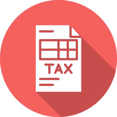 vergi vektörü ince çizgi simgesi 