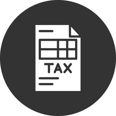 vergi vektörü ince çizgi simgesi 