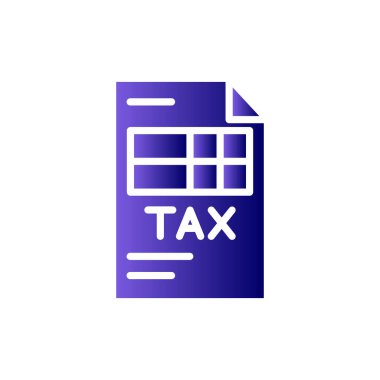 vergi vektörü ince çizgi simgesi 