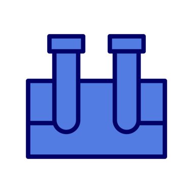 test tüpü modern simge vektör çizimi