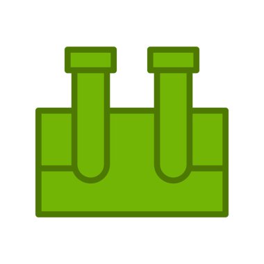 test tüpü modern simge vektör çizimi