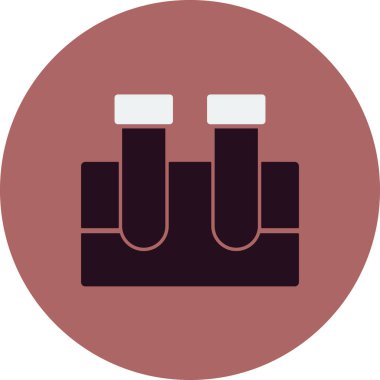 test tüpü modern simge vektör çizimi