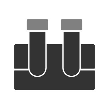 test tüpü modern simge vektör çizimi