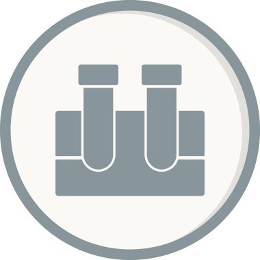 test tüpü modern simge vektör çizimi