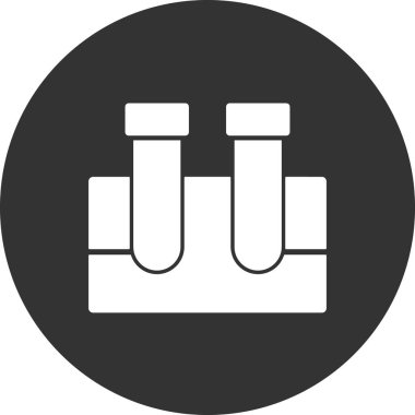 test tüpü modern simge vektör çizimi