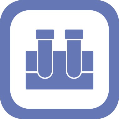 test tüpü modern simge vektör çizimi