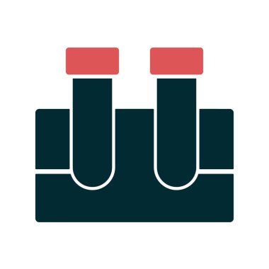 test tüpü modern simge vektör çizimi