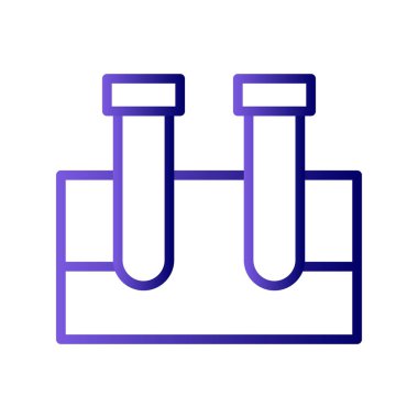 test tüpü modern simge vektör çizimi