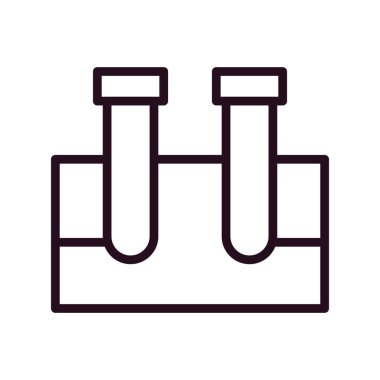 test tüpü modern simge vektör çizimi