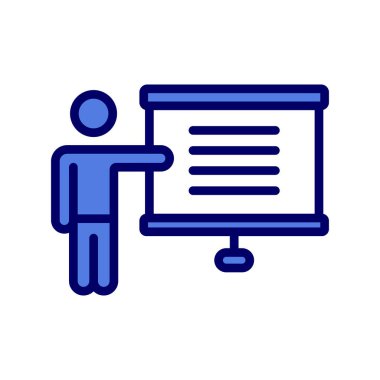 Antrenman. Web simgesi basit tasarım