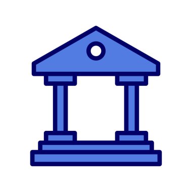 Müze. Web simgesi basit tasarım