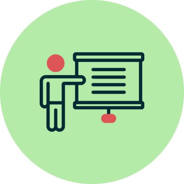 Antrenman. Web simgesi basit tasarım