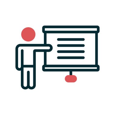 Antrenman. Web simgesi basit tasarım